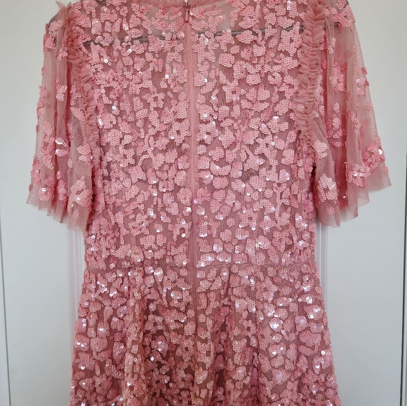 Needle and thread pink sequin top - Picture 2 of 5